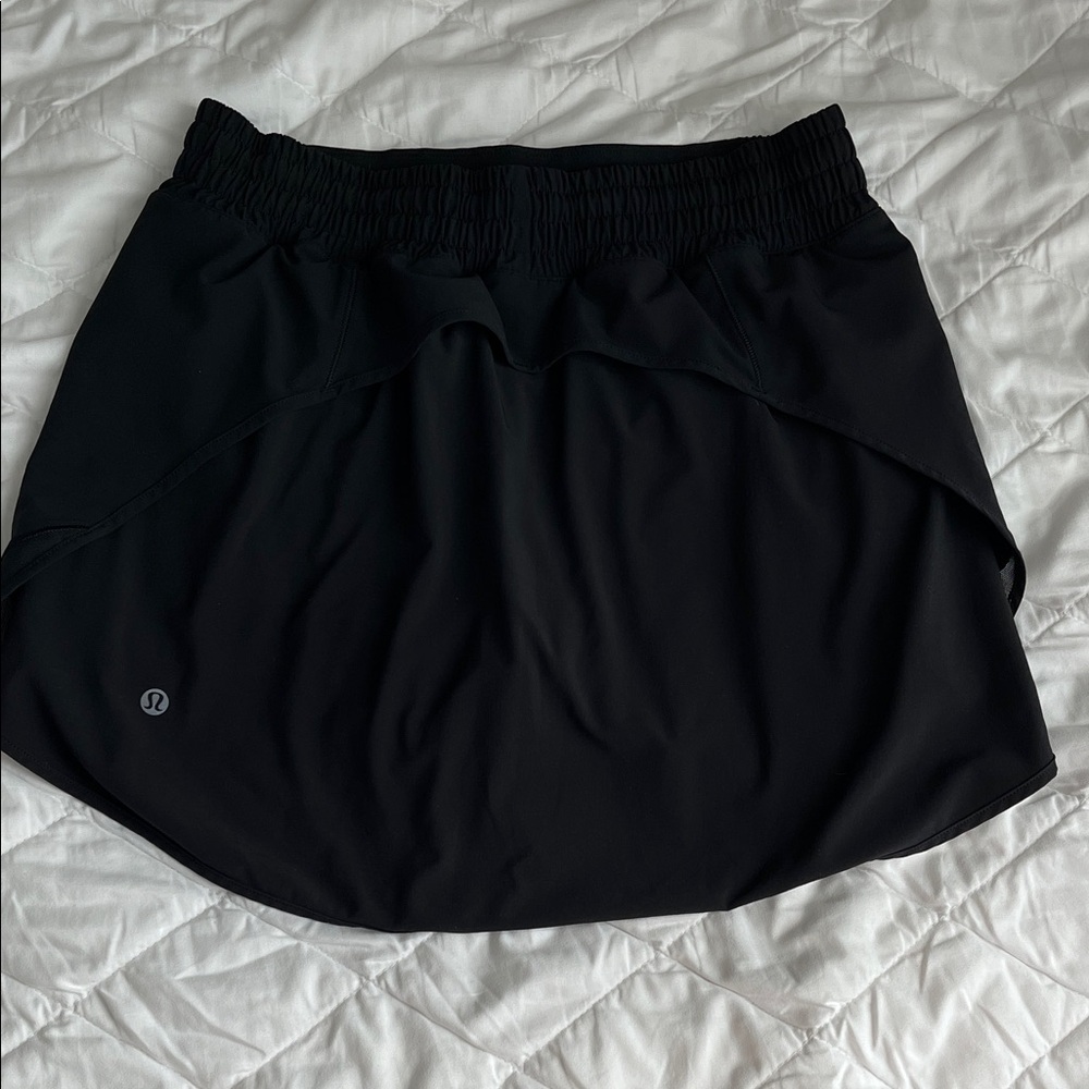 lululemon athletica Classic Black Mini Skirt